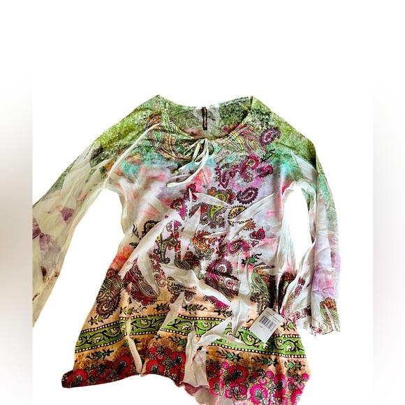 Tops - Colorful Paisley Women's Top